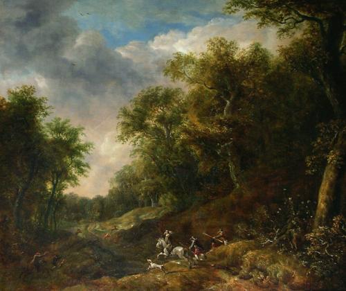 A Stag Hunt through a Forest